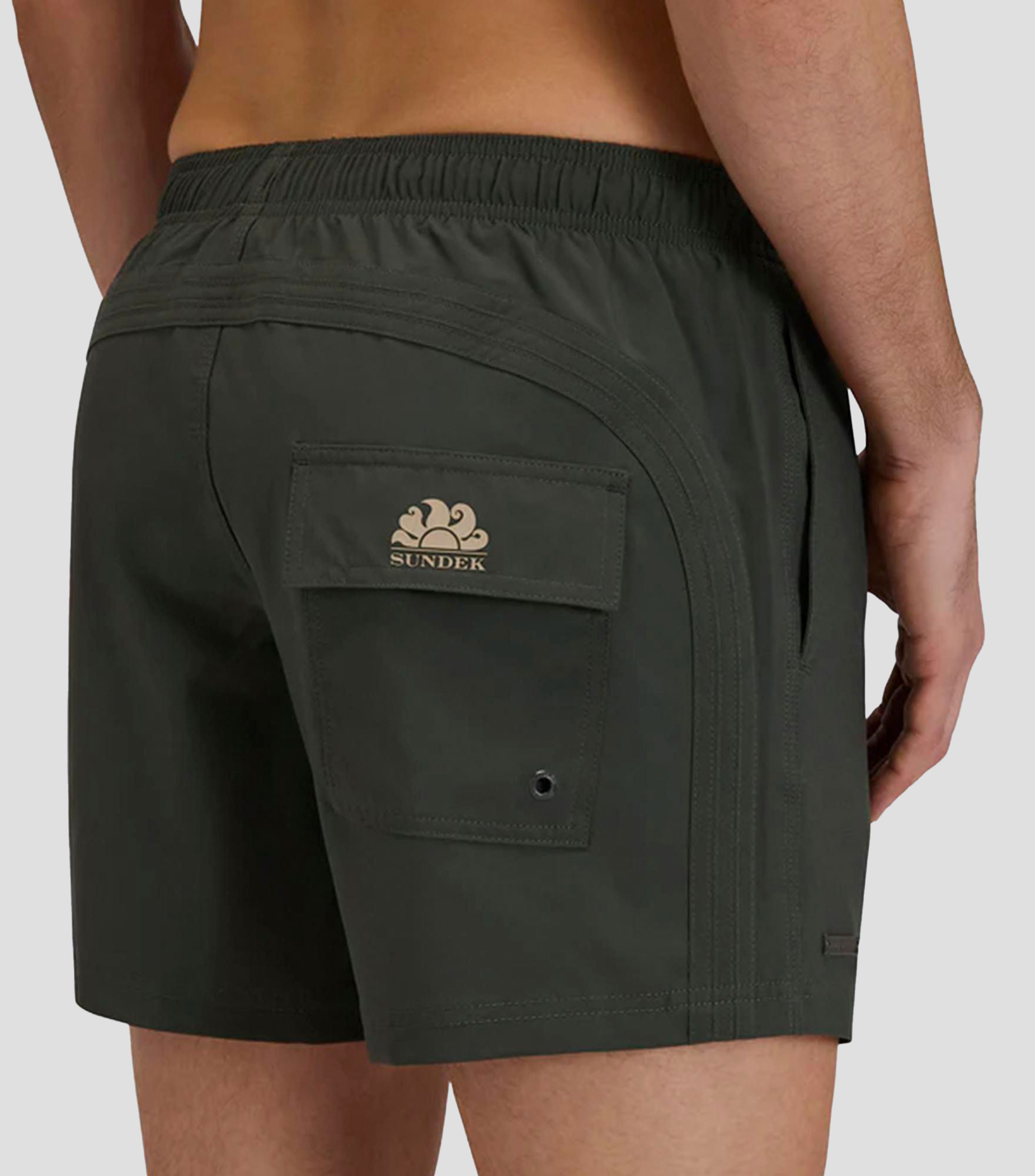 Traje de baño liso Hombre